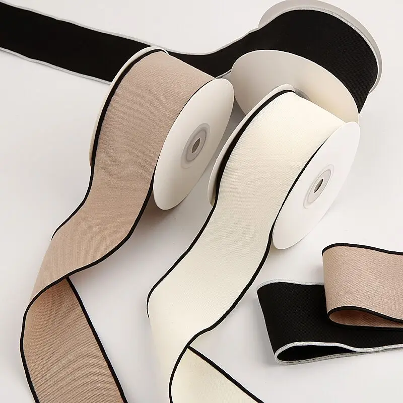 

14 Yards 30mm50mm Black White Ribbon Handcrafted Materials Headwear For Hair Bows Clothing Accessories Home Decoration Crafts