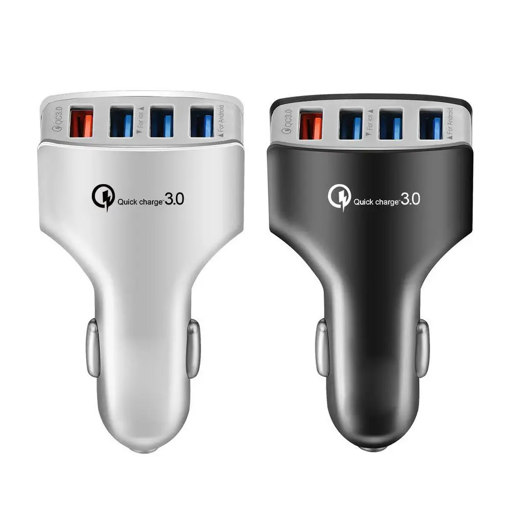 

1Pcs Car Accessories Trucks Car 4 USB Charger Fast Charging Adapter QC3.0+3.5A Car-Charger For Samsung S10 S9 S8 Xiaomi IPhone