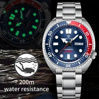 pagani design new mens automatic watch 20atm water resistant sea turtle automatic divers sports mens wristwatch reloj hombre