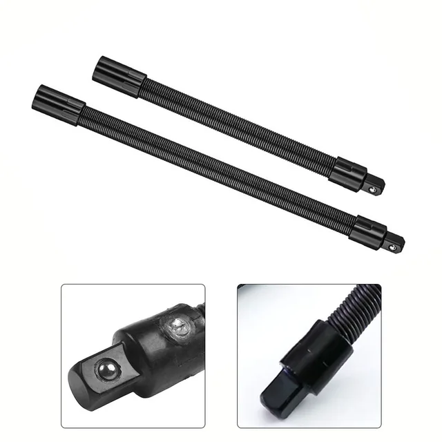 Flexible Shaft Extension Bar 1/2 Inch Square Drive Extender Torque Socket  Ratchet Wrench For 1/2'' Electric Wrench Power Tools - AliExpress