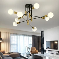 creative modern nordic chandelier led ceiling lamp for living dining room bedroom kitchen e27 ceiling light indoor decor fixture