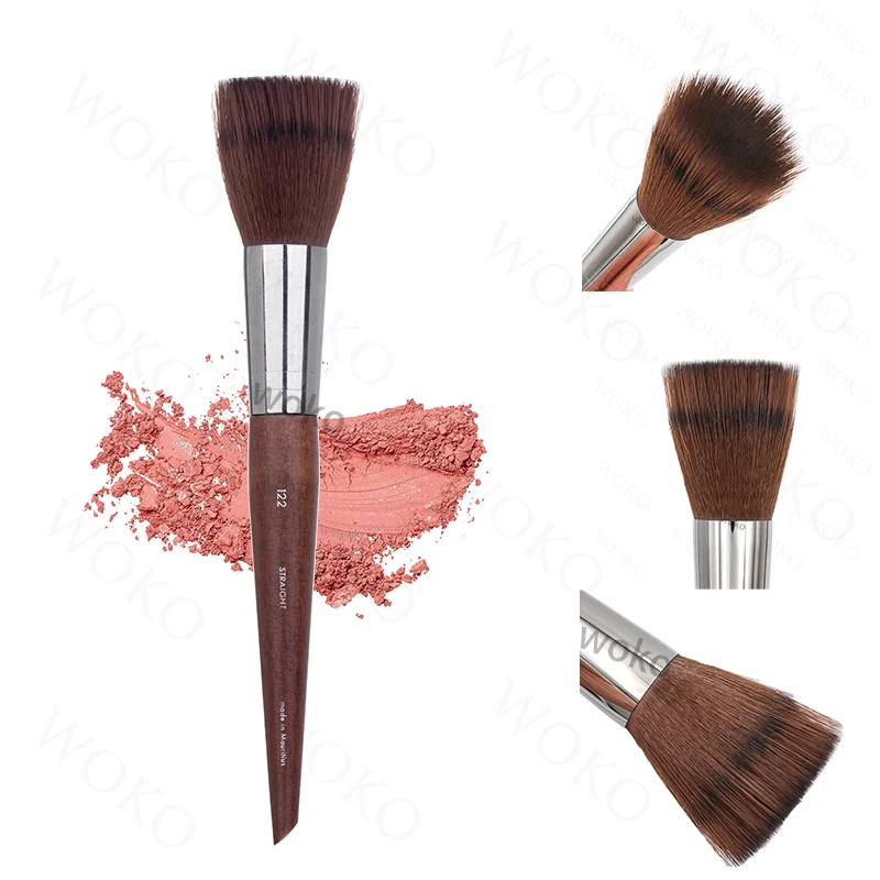 

MUF122 Large Stippling Brush Makeup Blush Stippling Brush Synthetic Hair Stippling Brush Blush Loose Powder Brush Make Up Tool