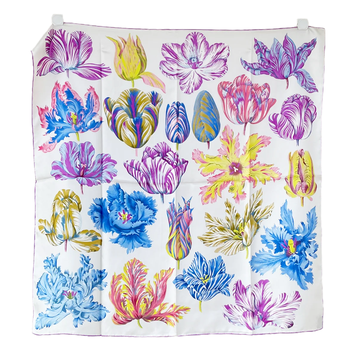 Шелковый саржевый шарф Folwer роскошные дизайнерские женские шарфы из тутового