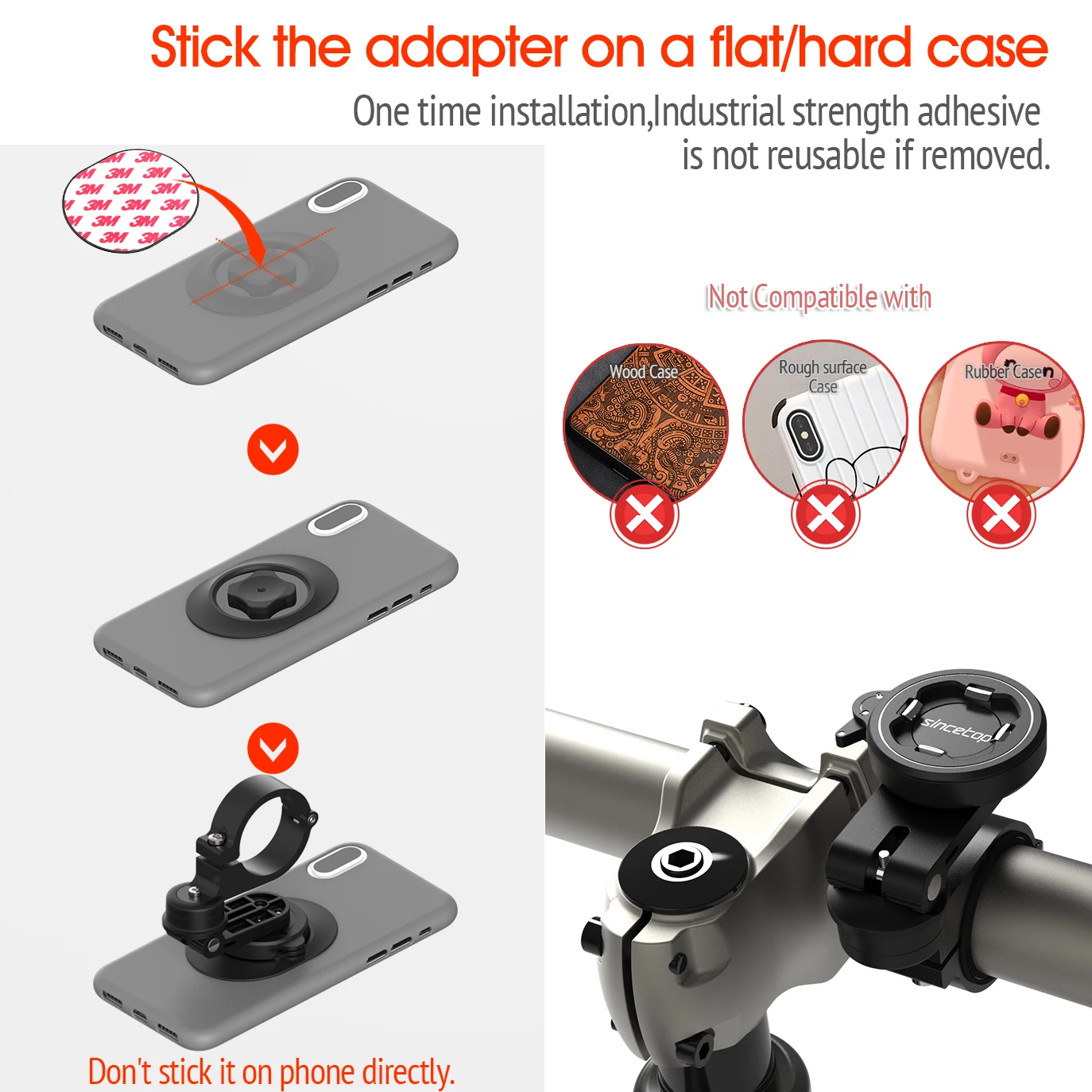 Universal Motorcycle Bike Phone Holder Mountain Bike Moto Aluminum Quick Release Mount Bicycle Stand Handlebar Bracket 2ND gen