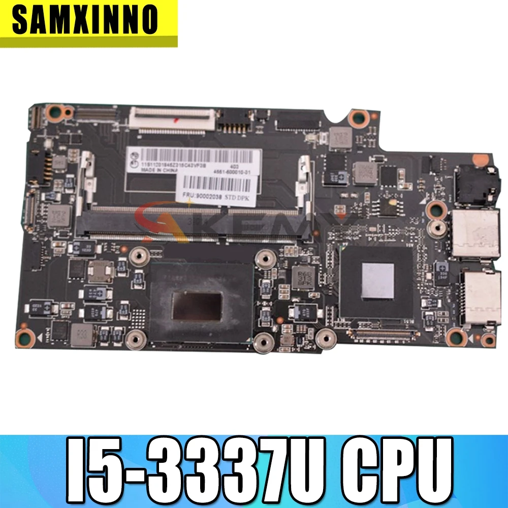 SAMXINNO-placa base de ordenador portátil 11S11201612 para Lenovo Yoga, 13 MB, Panasonic con SR0XL, I5-3337U, CPU, placa base DDR3 integrada, funciona