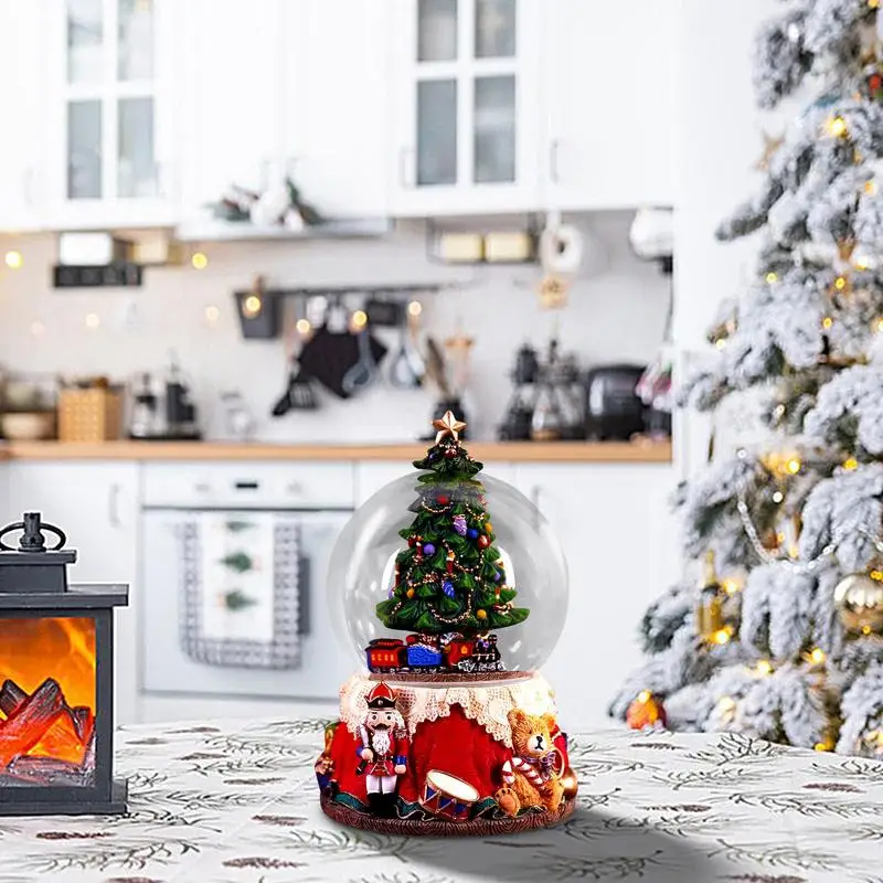 Щелкунчик Снежные шары Музыкальный Снежный шар Музыка с подсветкой Кругающий