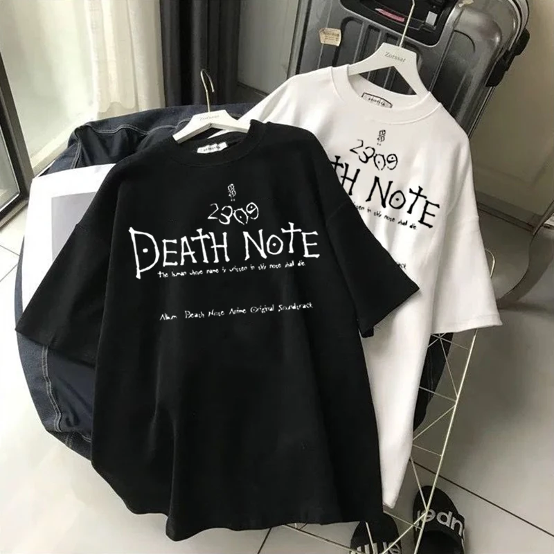 

Летняя женская одежда с принтом Death Note, новинка, Шинигами, рюком, женская футболка с коротким рукавом, повседневный винтажный Топ в стиле Хар...