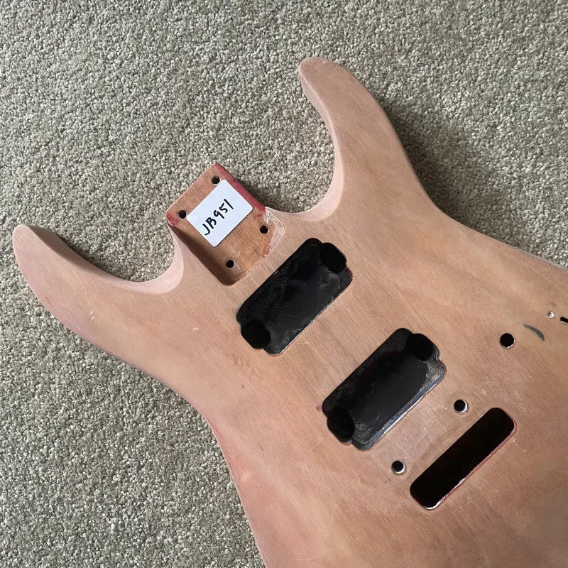 JB951 Корпус электрогитары из цельного красного дерева HH Звукосниматели Tremolo Style
