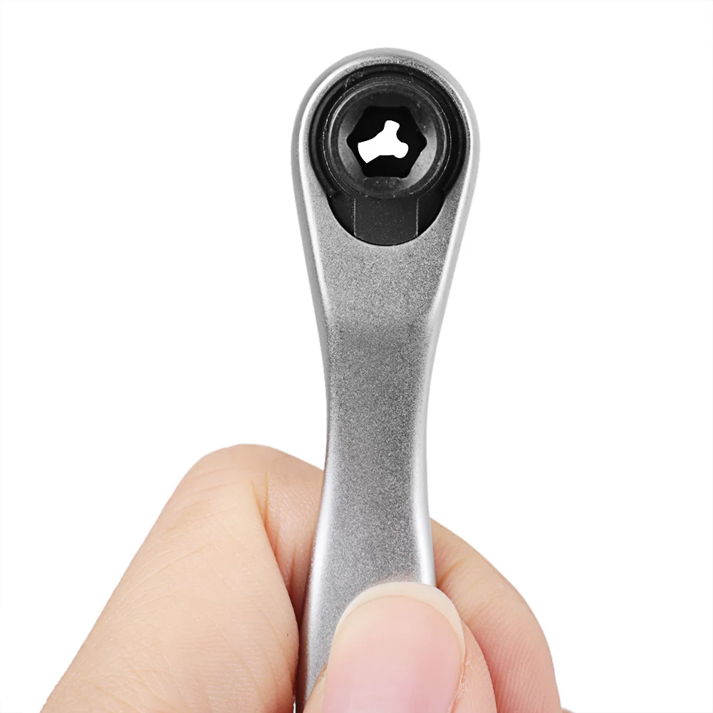 

Universal Ratchet Spanner 72 Tooth Mini 1/4 inch Spanner Single-Ended Torque Wrench Repair Tools for Vehicle Bicycle Bike