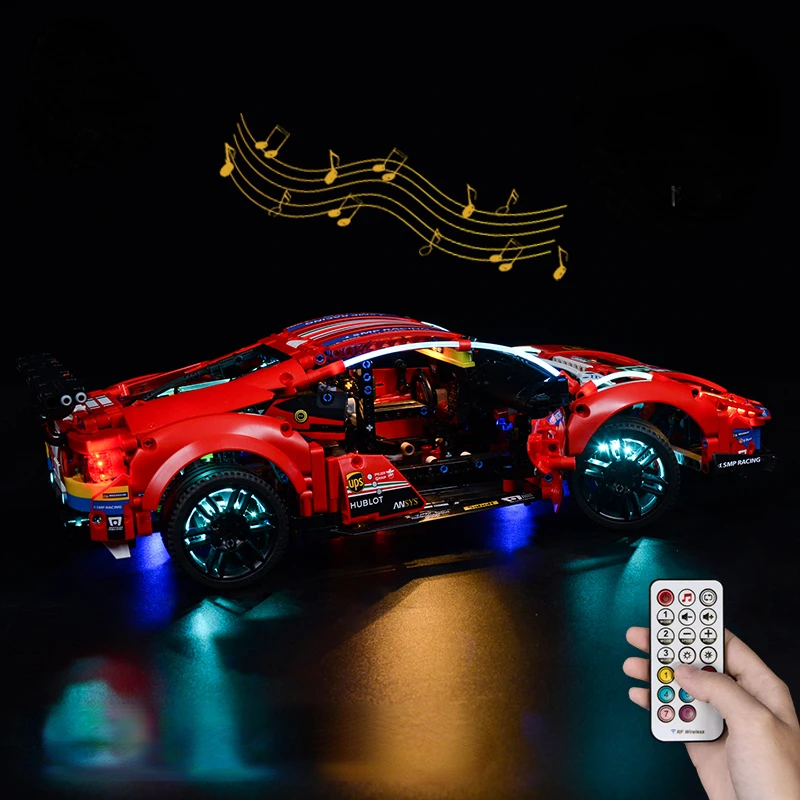 

LED Light Kit for Technic 488 GTE “AF Corse #51” 42125 Building Blocks Set Lamp Lighting DIY Toys No Model