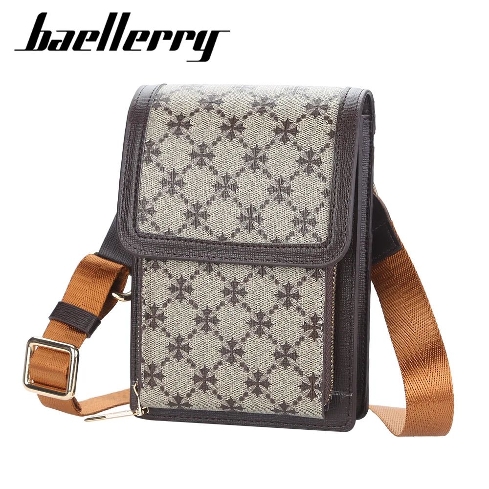 

Baellerry 2022 new vertical diagonal bag trend simple small bag women's shoulder bag mini mobile phone bag