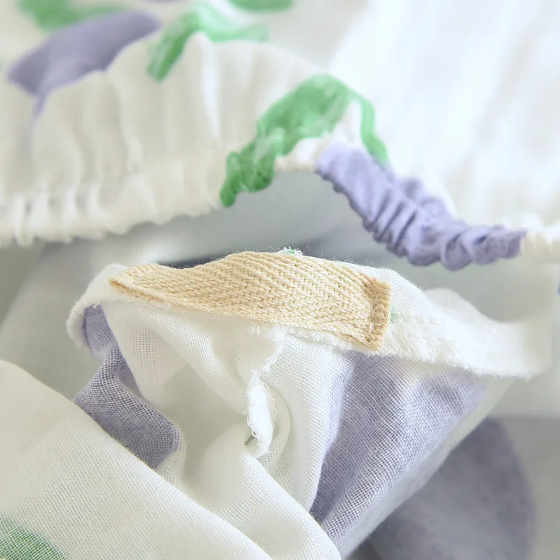 New Pajamas Women's Loose Cotton Tulip Homewear Suit Large Size Comfortable and Breathable Fairy Sleepwear with Turn-over Collar