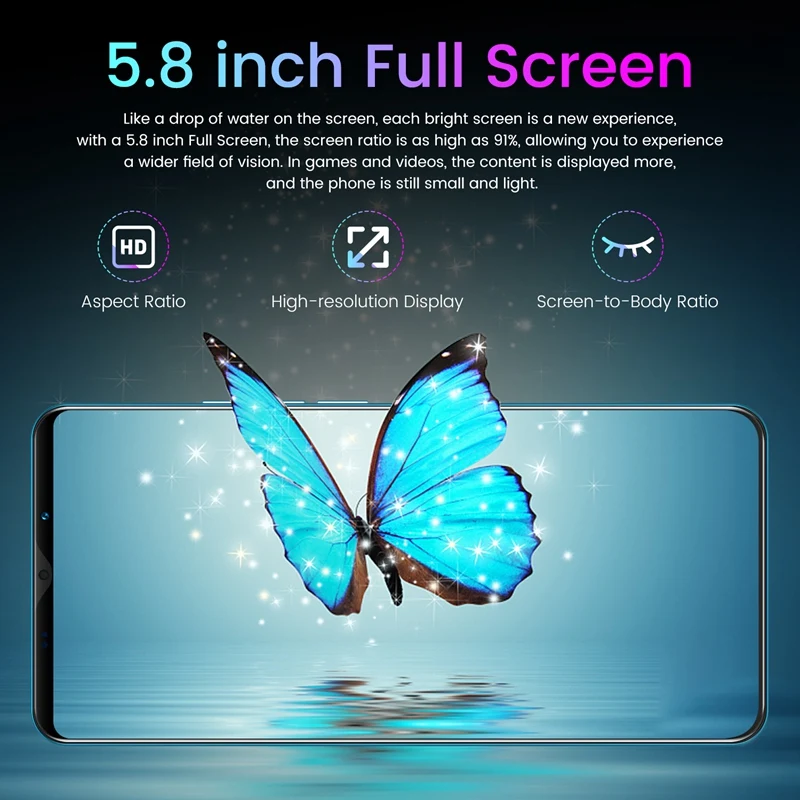 X50 Plus смартфон с 5 5-дюймовым дисплеем процессором MTK6572 ОЗУ 1 ГБ ПЗУ 4 Гб двумя