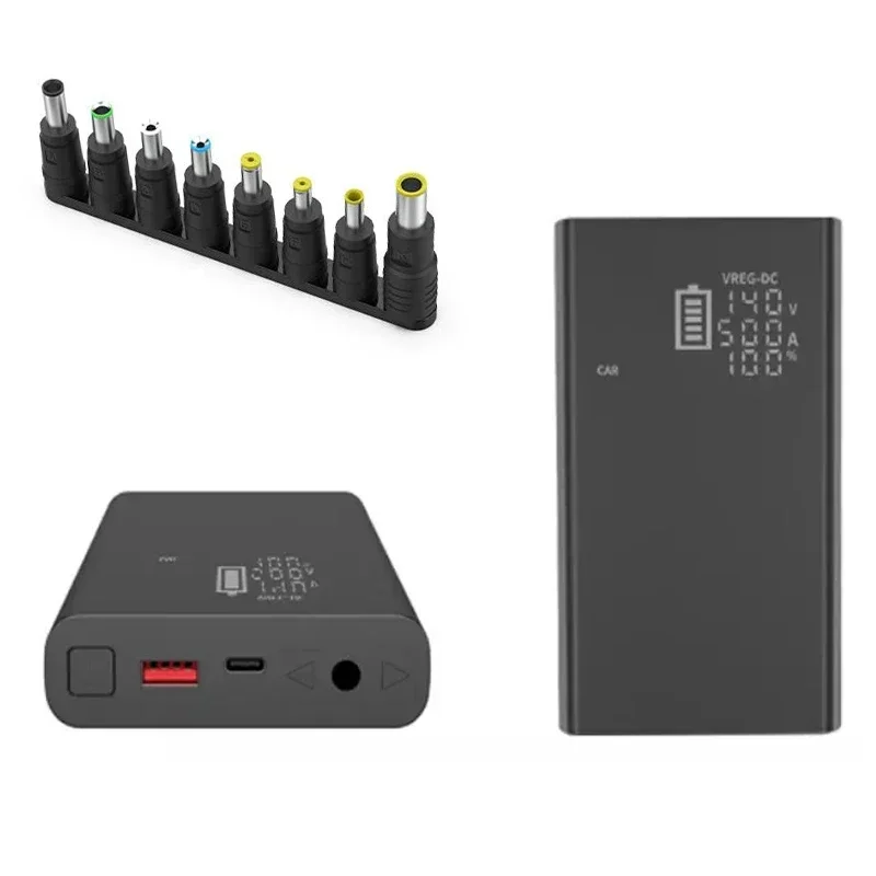 PD 100W DC Powerbank 20000mah 9V 12V 15V 16.5V 19V 1A 2A 3A 4A 5A 6A для ноутбука 24V 20V маршрутизатора CPAP модема