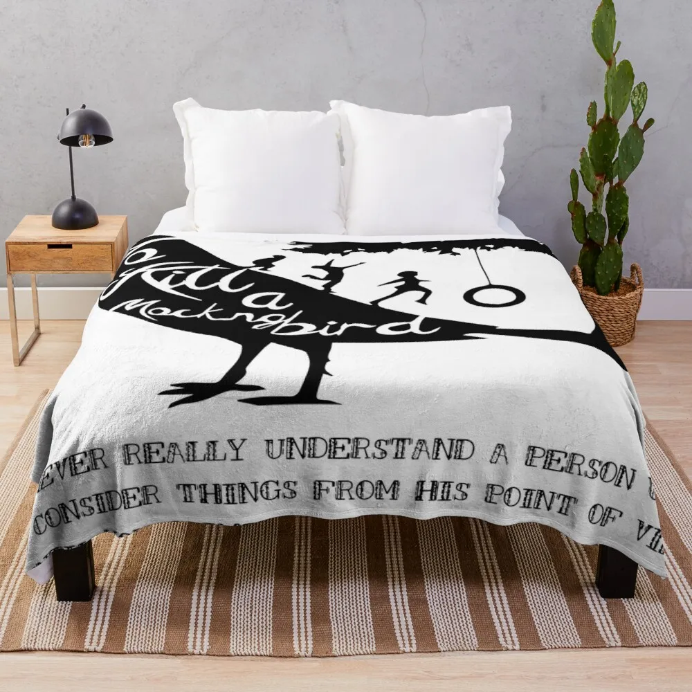 

To Kill A Mocking Bird Throw Blanket Blanket For Decorative Sofa