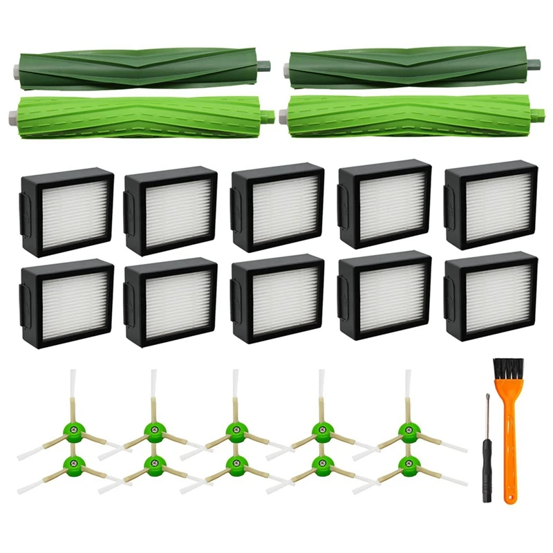 

Replacement Parts Roller Brush Side Brush HEPA Filters For Irobot Roomba I7 I7+ I3 E5 Vacuum Cleaner Accessories