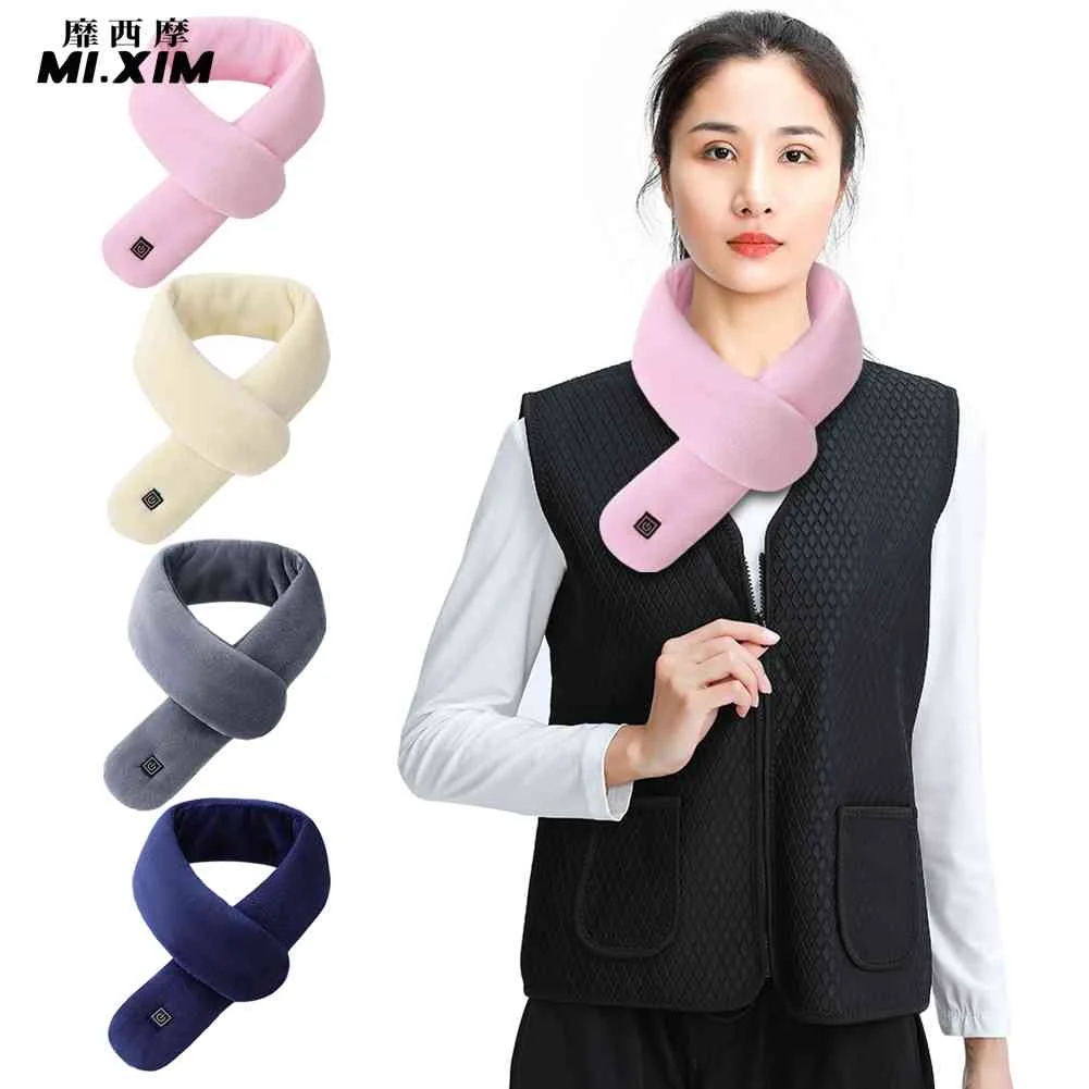 

Шарф с электрическим подогревом и регулируемой температурой, умный USB водонепроницаемый перезаряжаемый, для езды на велосипеде, кемпинга, д...