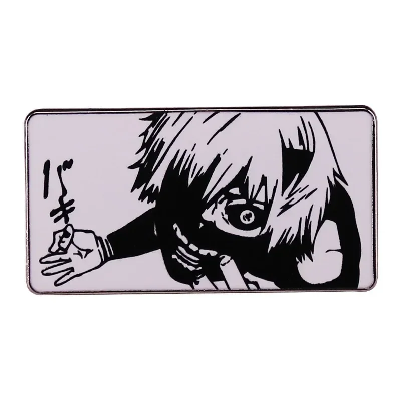 

Anime Tokyo Ghoul Kaneki Ken Metal Enamel Backpack Bag Lapel Badge Brooch Pin