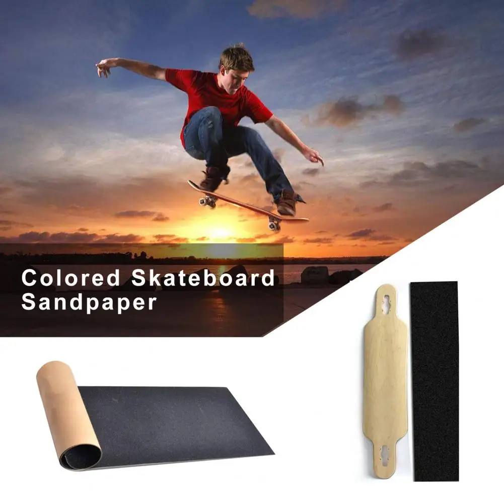 

Practical Sandpaper Sticker Professional Black 110cm Waterproof Grip Tape Lightweight Grip Tape Sticker for Stairs