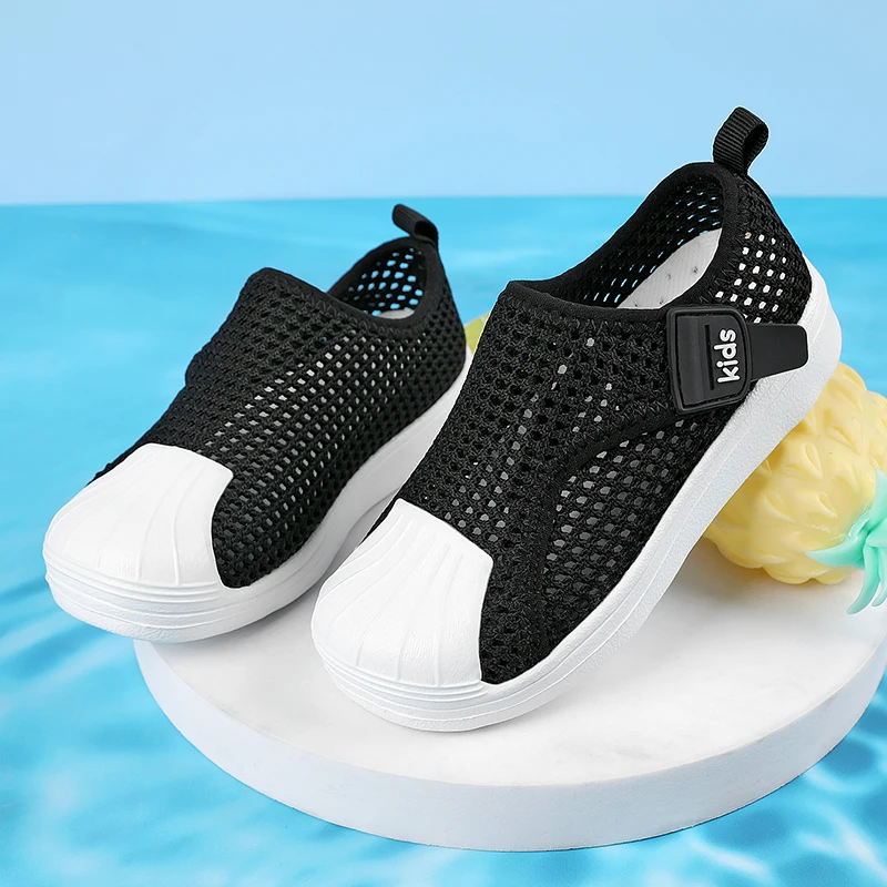 

Kid Light Mesh Water Shoes Breathable Quick-Dry Beach Shoes Children Outdoor Sports Non Slip for Upstream Boy Girls Aqua Shoes