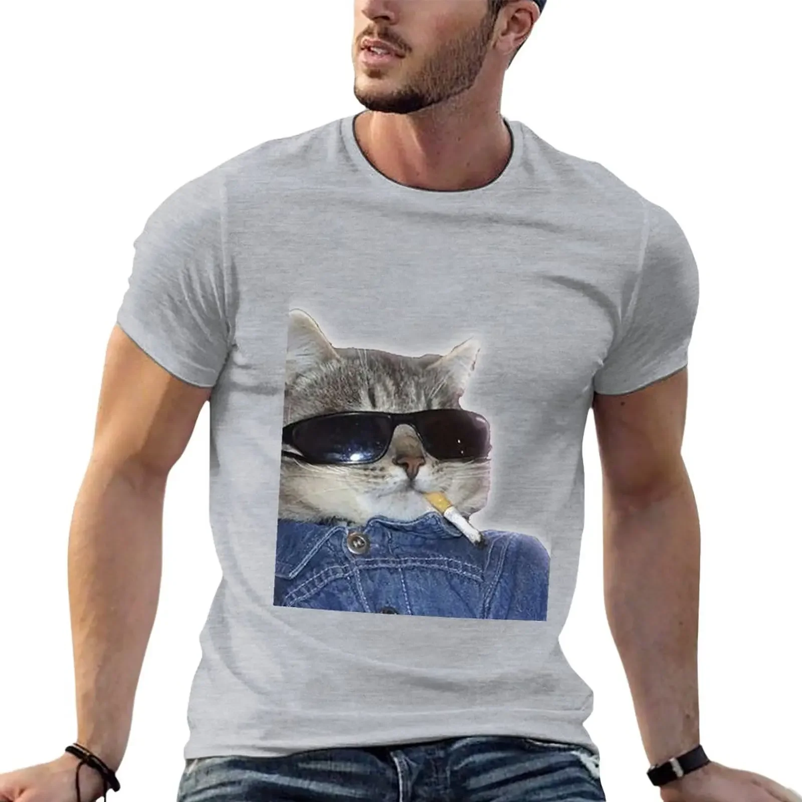 Быстросохнущая футболка cat of smonk cig футболки для мужчин