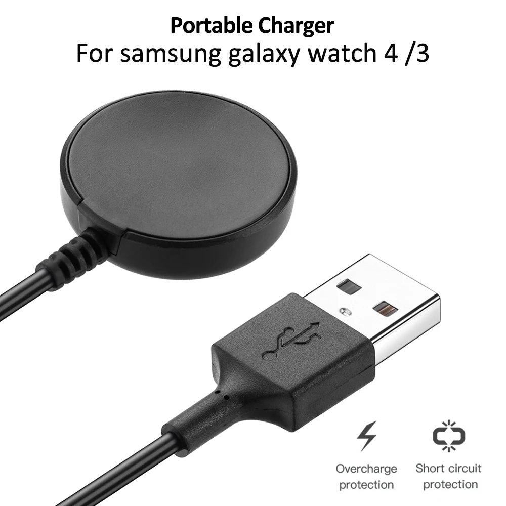 

Charging Cable For Samsung Galaxy Watch 4 Classic 42mm 46mm Charger Cradle For Galaxy Watch Galaxy Watch 3 4 Hodler Stand Dock