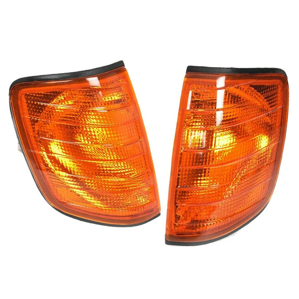 Желтый угловой фонарь стояночный сигнал поворота левый для Mercedes Benz E-Class W124 1985-1995