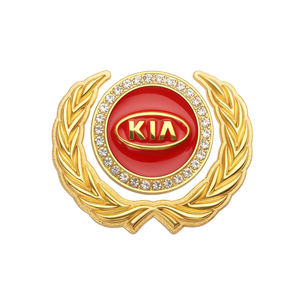 

Металлическая эмблема автомобиля, кузов, крыло, хвост, багажник, логотип, наклейки для KIA Sportage Ceed Sorento Cerato Optima Picanto Rio Soul K5 K3 K2