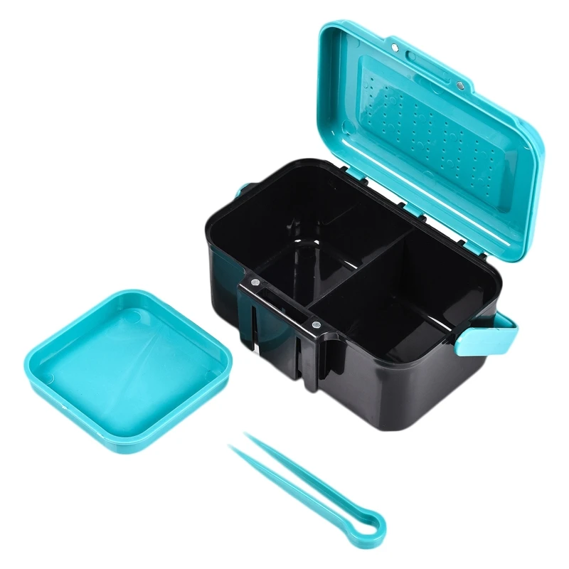 

Live Bait Red Worm Bait Box Portable Moisturizing Breathable Fishing Supplies