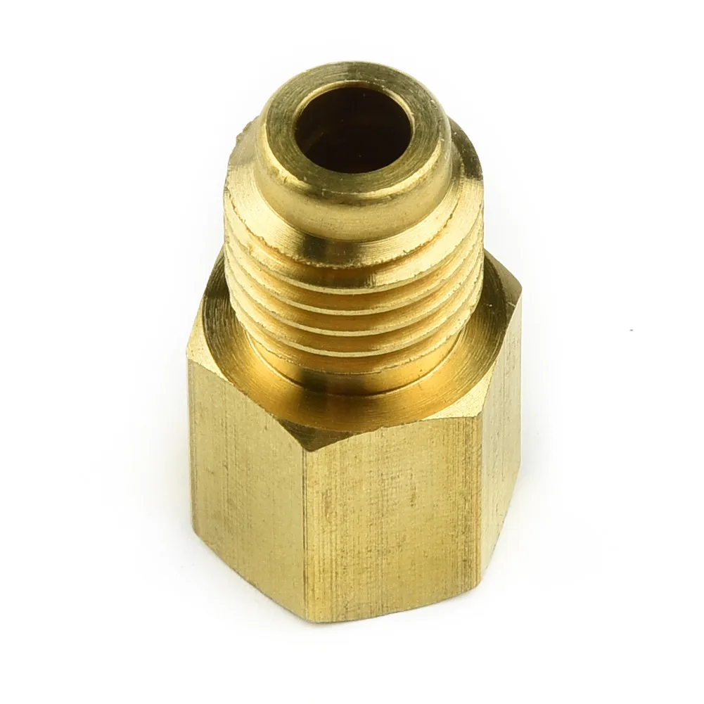 

Conditioner Valve Adapter Coupling Refrigerant Male ACME Internal 1/4" SAE For Automotive Brass Adapters R134A R12
