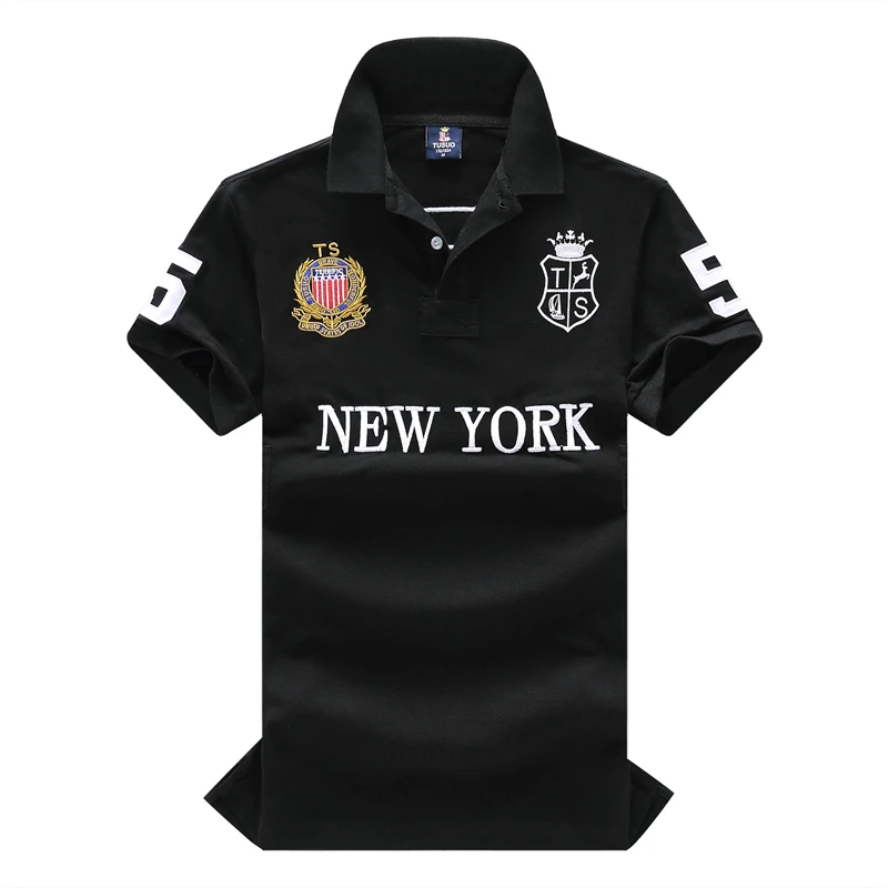 

New Ropa Casual Sports Luxury Fashion Embroidered Cotton Breathable Lapel Plus Size Polo Shirt Men's Short Sleeve T-Shirt Top