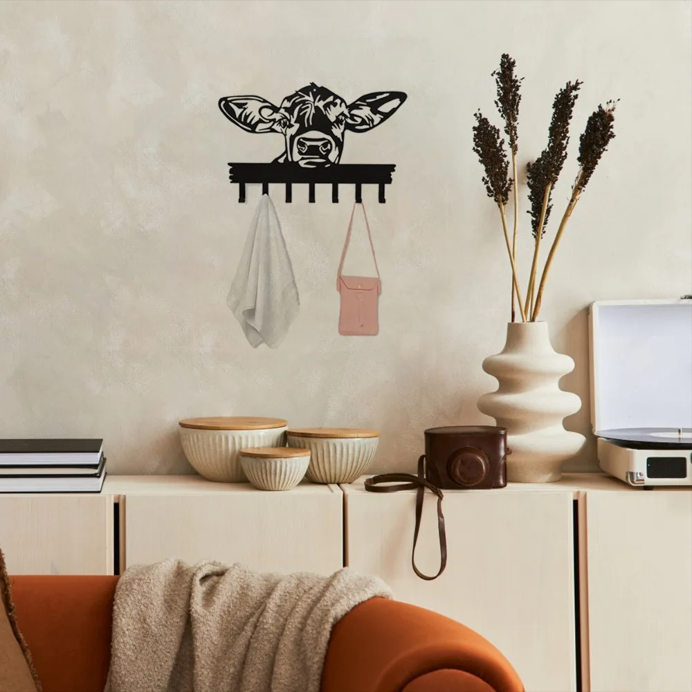 Декоративный крючок-вешалка для одежды шляпы полотенец ключей 7 крючков