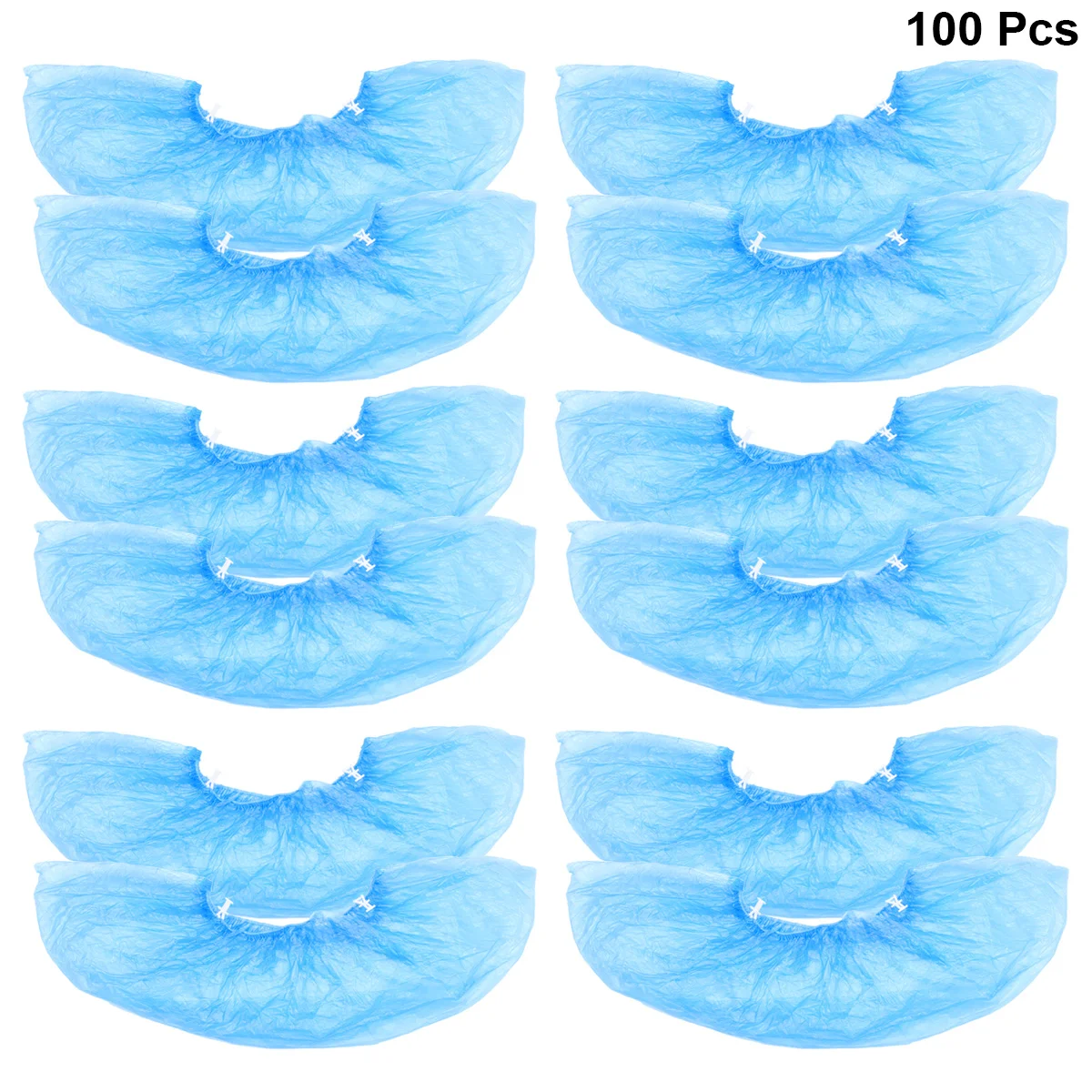 

100 Pcs Shoe Cover Machine Non Woven Boots Cover Shoe Protectors Non-slip Disposable Boot Covers Anti Slip Shoe Cover
