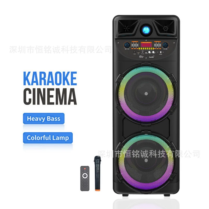 

Портативная Bluetooth-колонка, 50 Вт, 10 дюймов, с микрофоном