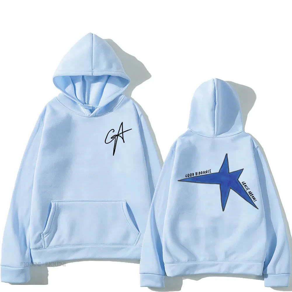 Толстовки хорошего загадочного альбома с надписью GA Gracie Abrams свитшоты принтом