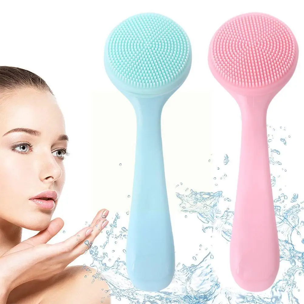 

Facial Cleansing Brush Skin Care Massage For Deep Cleaning Pore Blackhead Removing Scrub Gentle Exfoliating Cleaning Tool X0F9