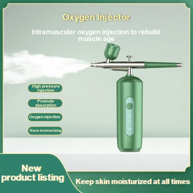 

Facial Airbrush Water Oxygen Injector Machine Compressor Nano Fog Mist Sprayer Makeup Infusion Apparatus Cake Nail Art Spray Gun