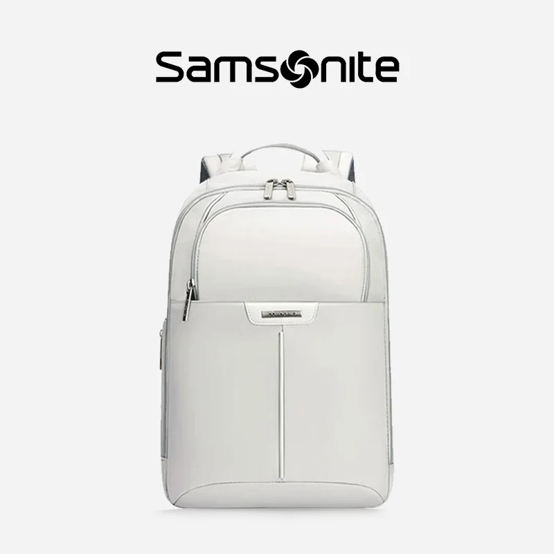 

Samsonite Customized New Beauty Backpack Women's Computer Bag Backpack Travel Bag Apple Notebook Trend Simple 14 inch BP2