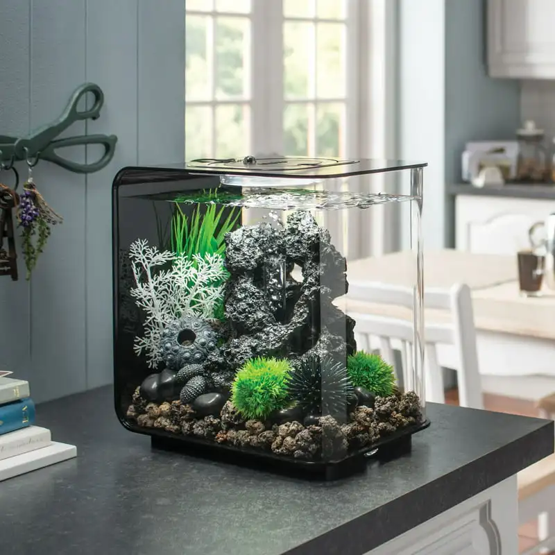 

Mineral Stone Aquarium Sculpture black