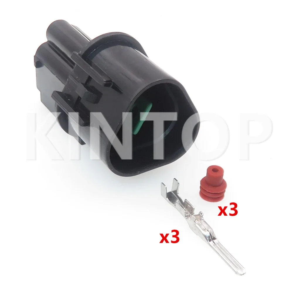1 комплект, 3-контактный автомобильный датчик переменного тока в сборе, водонепроницаемая герметичная розетка PB625-03027 PB621-03020, розетка жгута проводов автомобильных фар
