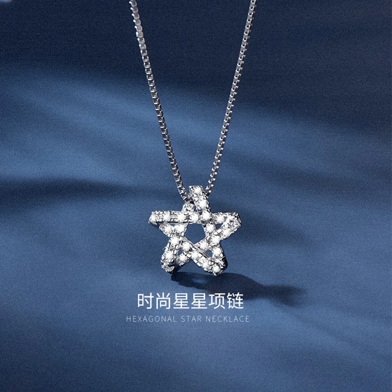 

Женское ожерелье из серебра 2022 пробы, с фианитами