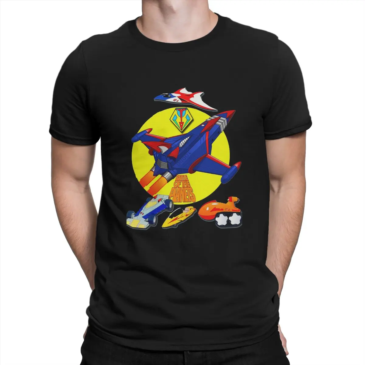 

Kagaku Ninja-Tai Gatchaman Vehicle Logo T Shirt Punk Men Tees Summer Clothing Harajuku O-Neck TShirt