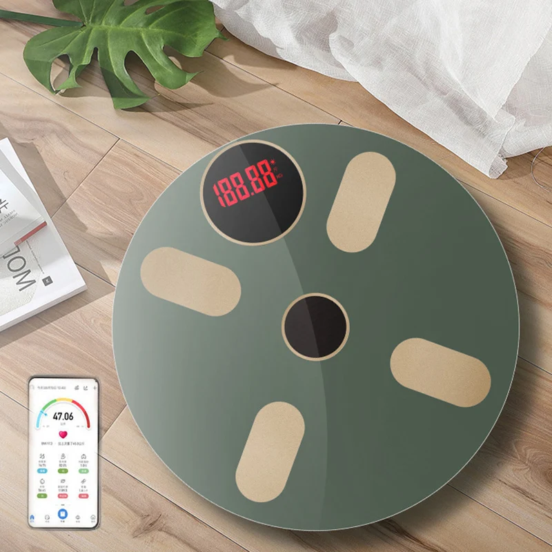 

Body Fat Scale Bluetooth Scale Balance Scales Smart Electronic Scale LED Digital Body Weighing Scales Bath Scale