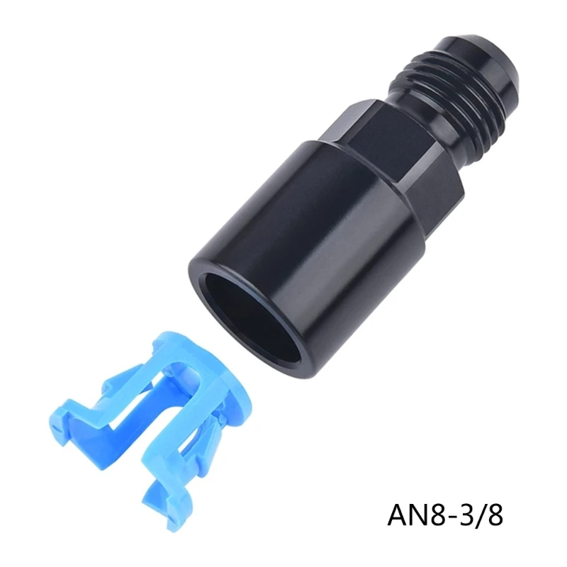 

Quick Release Hose Aluminum Oil Cooling Connector 6AN Male Flare To 3/8" Oil Fitting Adapter for Car Motorbike Universal
