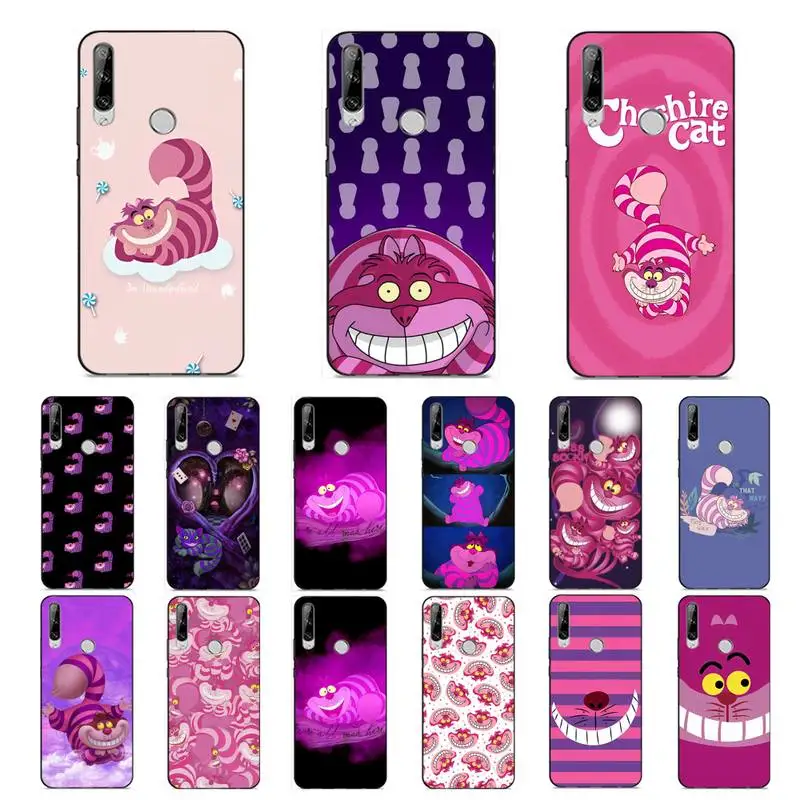 

Disney Cheshire Cat Alice in Wonderland Phone Case for Huawei Y 6 9 7 5 8s prime 2019 2018 enjoy 7 plus