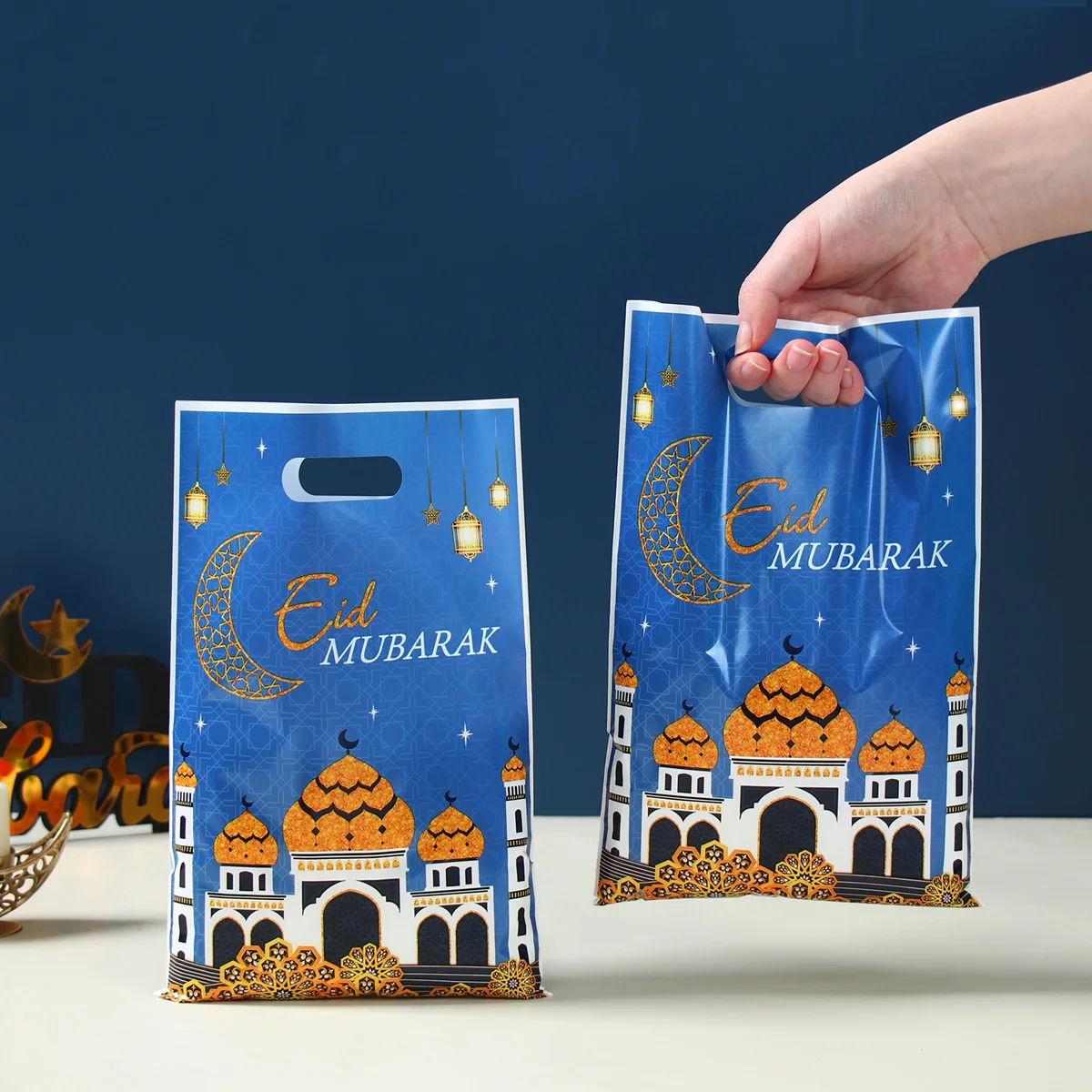 2025 Ид Мубарак Сумки для конфет Рамадан Украшения Подарочные пакеты Упаковка