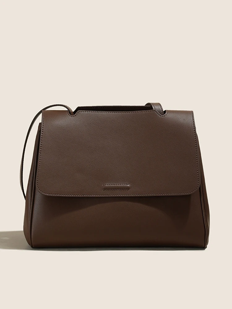 Сумка из натуральной кожи с верхними ручками для женщин высококачественный