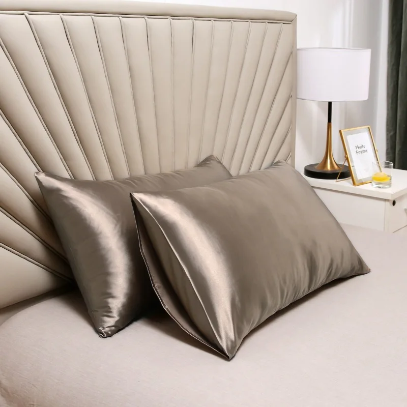 

51cmx76cm Pillowcase For Smoothy Silk Pillow Cover Silky Satin Protect Hair Beauty Pillow Case Comfortable Home Decor Bedding