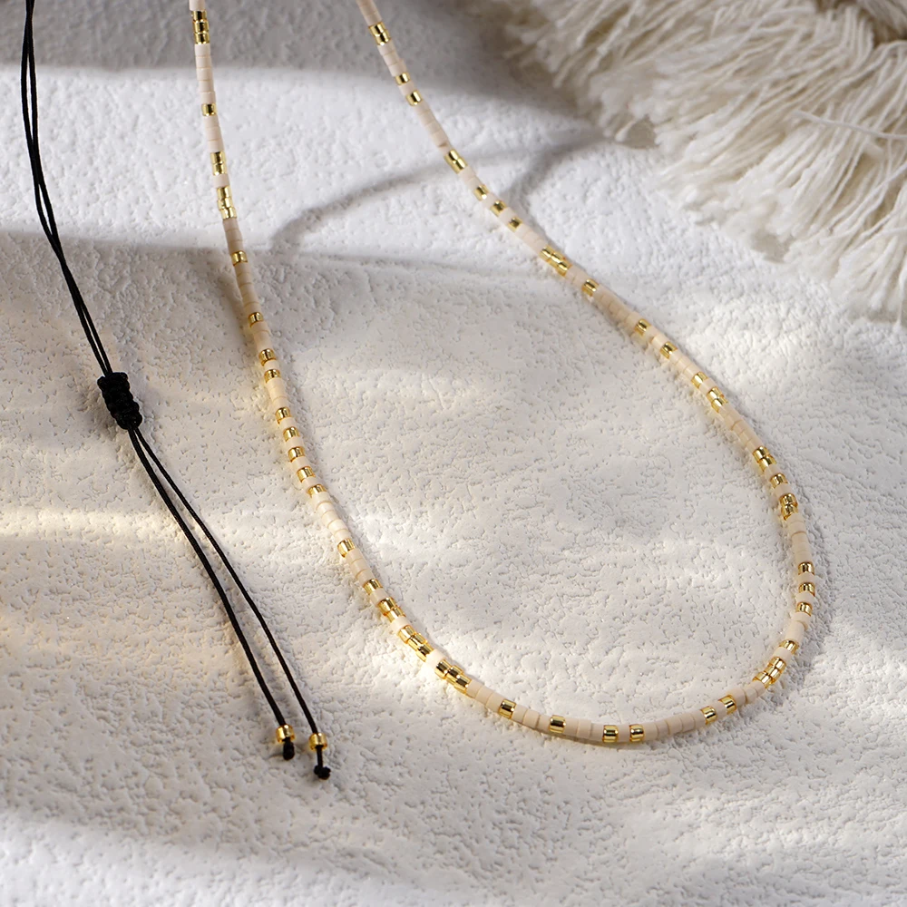 Go2boho Элегантное Мини-колье Серии Seed 2024 Дизайнерские Украшения Ручной Работы Из