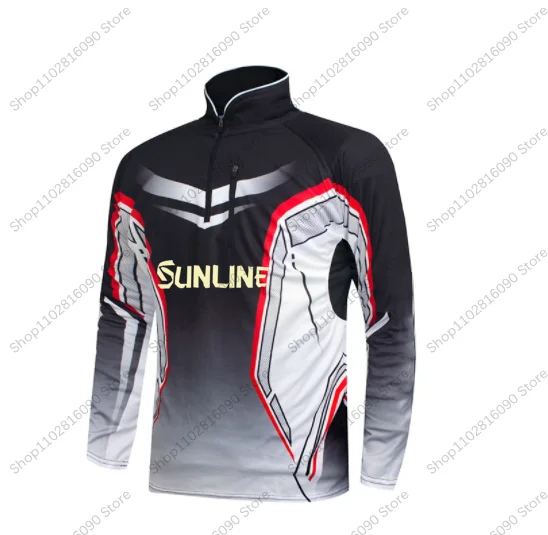 

2023 SUNLINE Hooded Fishing Jerseys Quick Drying Sun Protection Fishing Shirts Breathable Men Long Sleeve Fishing Clothing